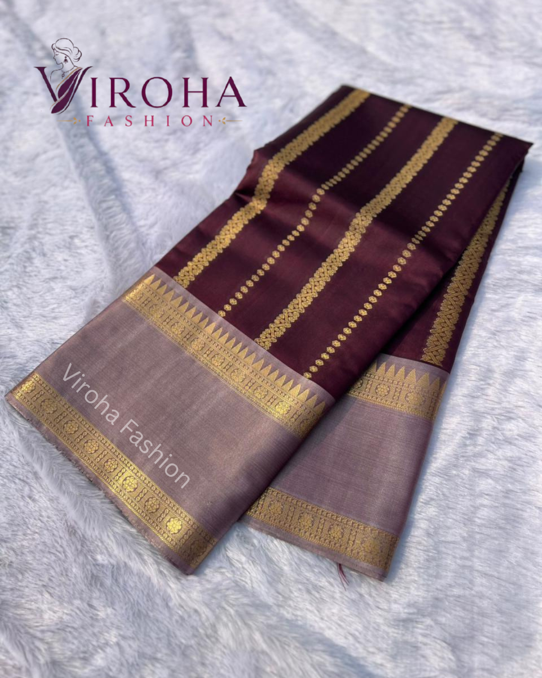Soft Skill Saree(Wine)